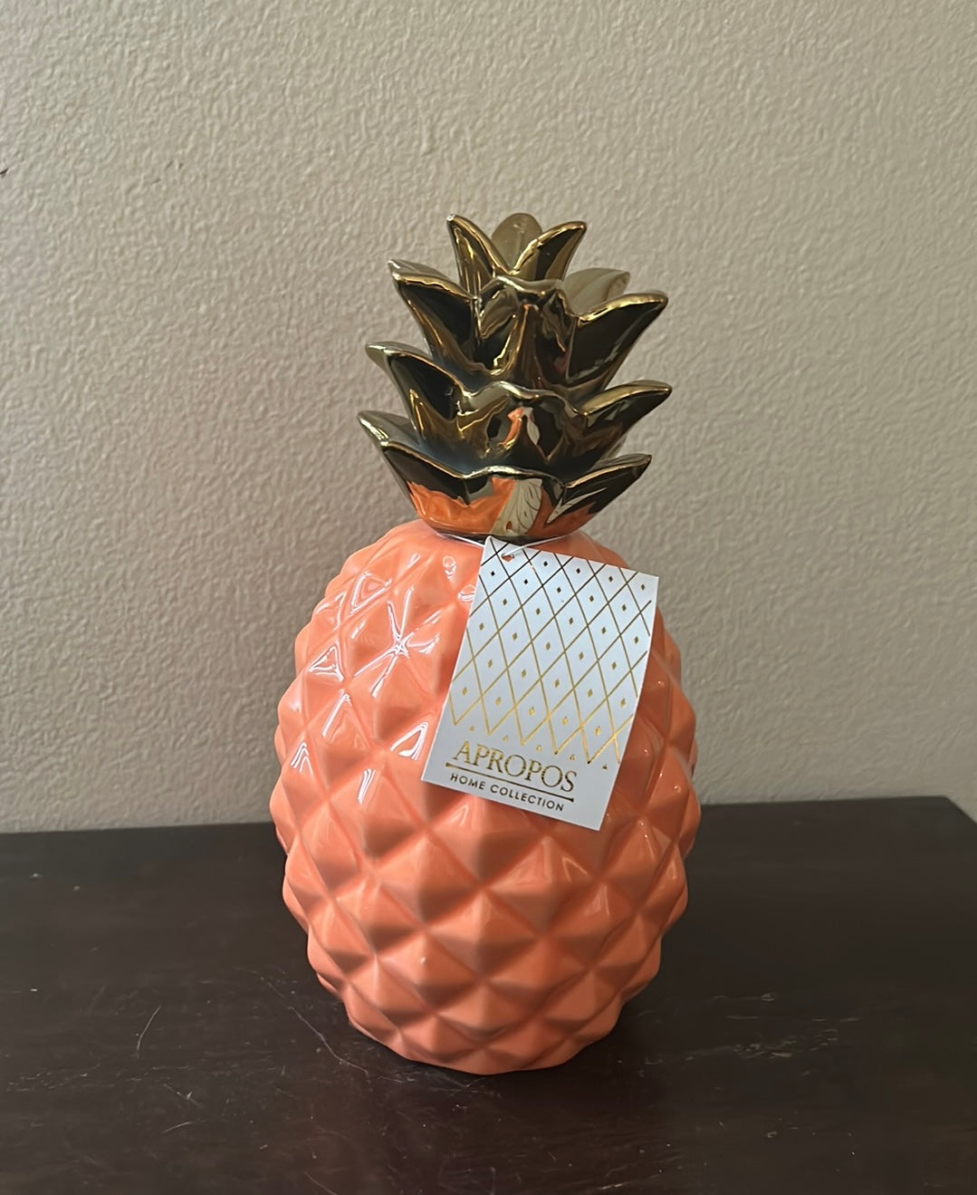 Apropos Home Collection Ceramic Pineapple Decor New