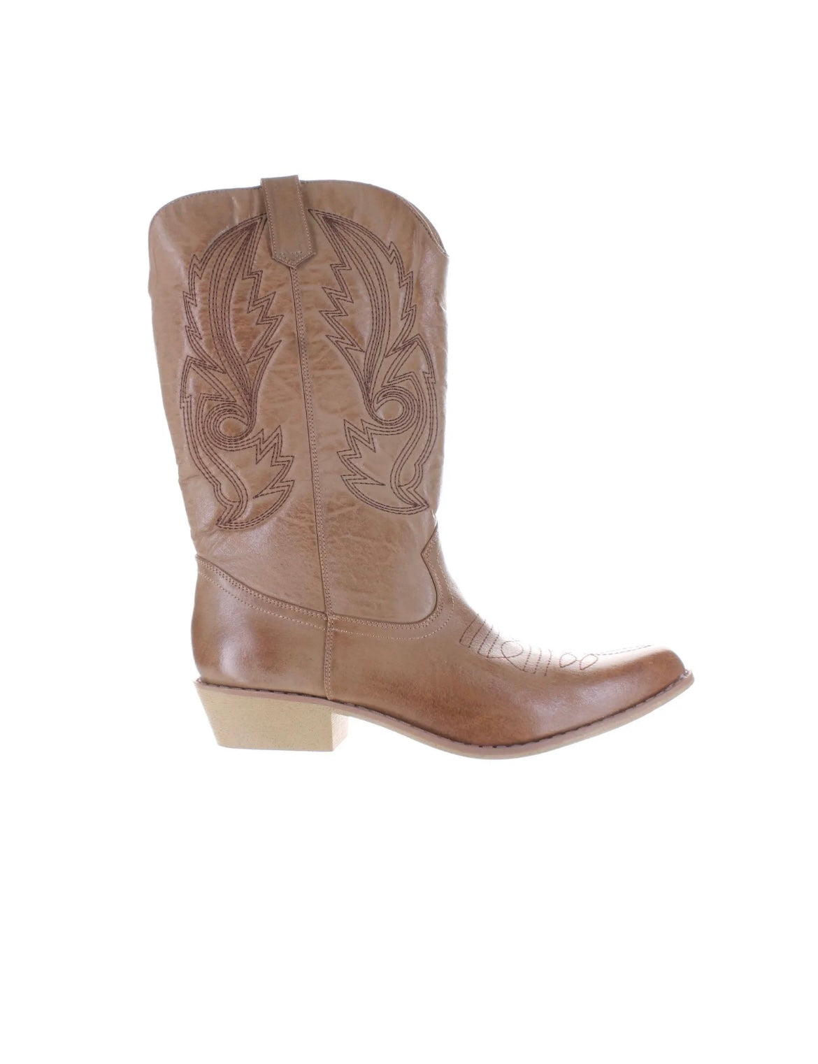 Coconuts Womens Gaucho Brown Tan Cowboy, Western Boots New