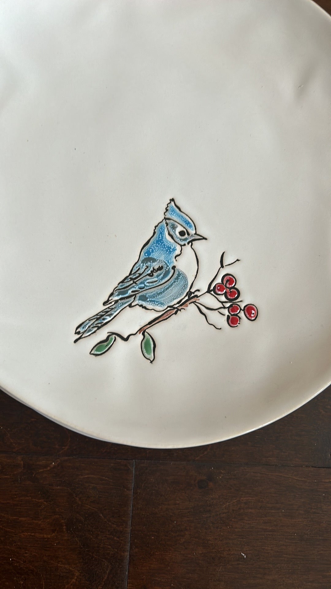 Eli & Ana Set Of 4 Dinner Plates Bluebird New Ceramic 10.5” New