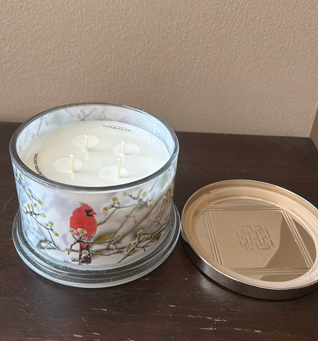 Homeworx By Slatkin & Co Joy Christmas Candle Essential Oils 18 Oz Red Cardinal