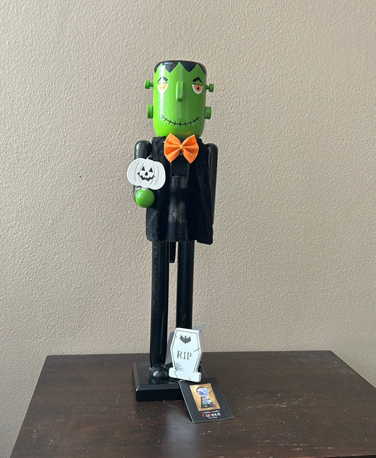 Cynthia Rowley Frankenstein Nutcracker New 15” Tall Halloween