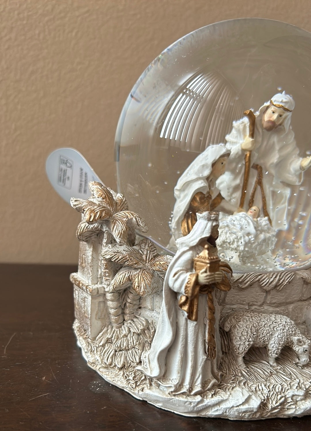 Love & Light Nativity  Scene Snowglobe New Baby Jesus Christmas  Shepherds