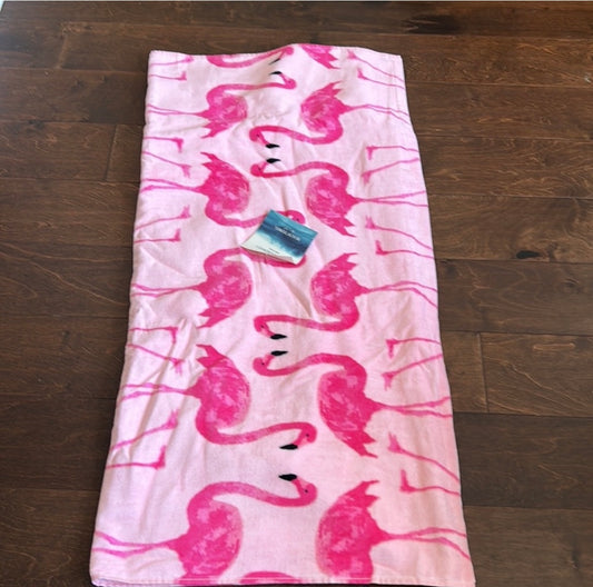 Cynthia Rowley Flamingo Beach Towel Pink 36”x 70”