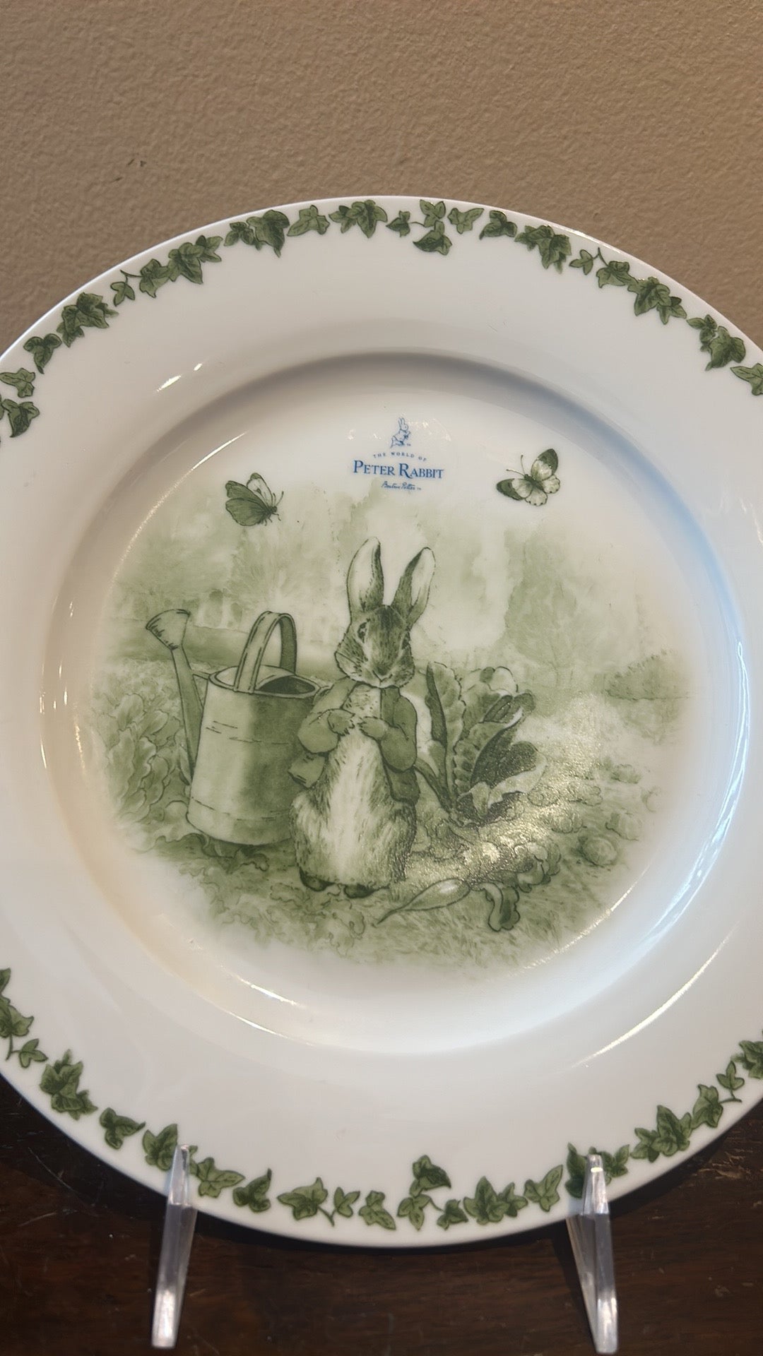 Peter Rabbit Dinner Plates Set Of 4 World of Beatrix Potter, 10.5 "NEW Easter