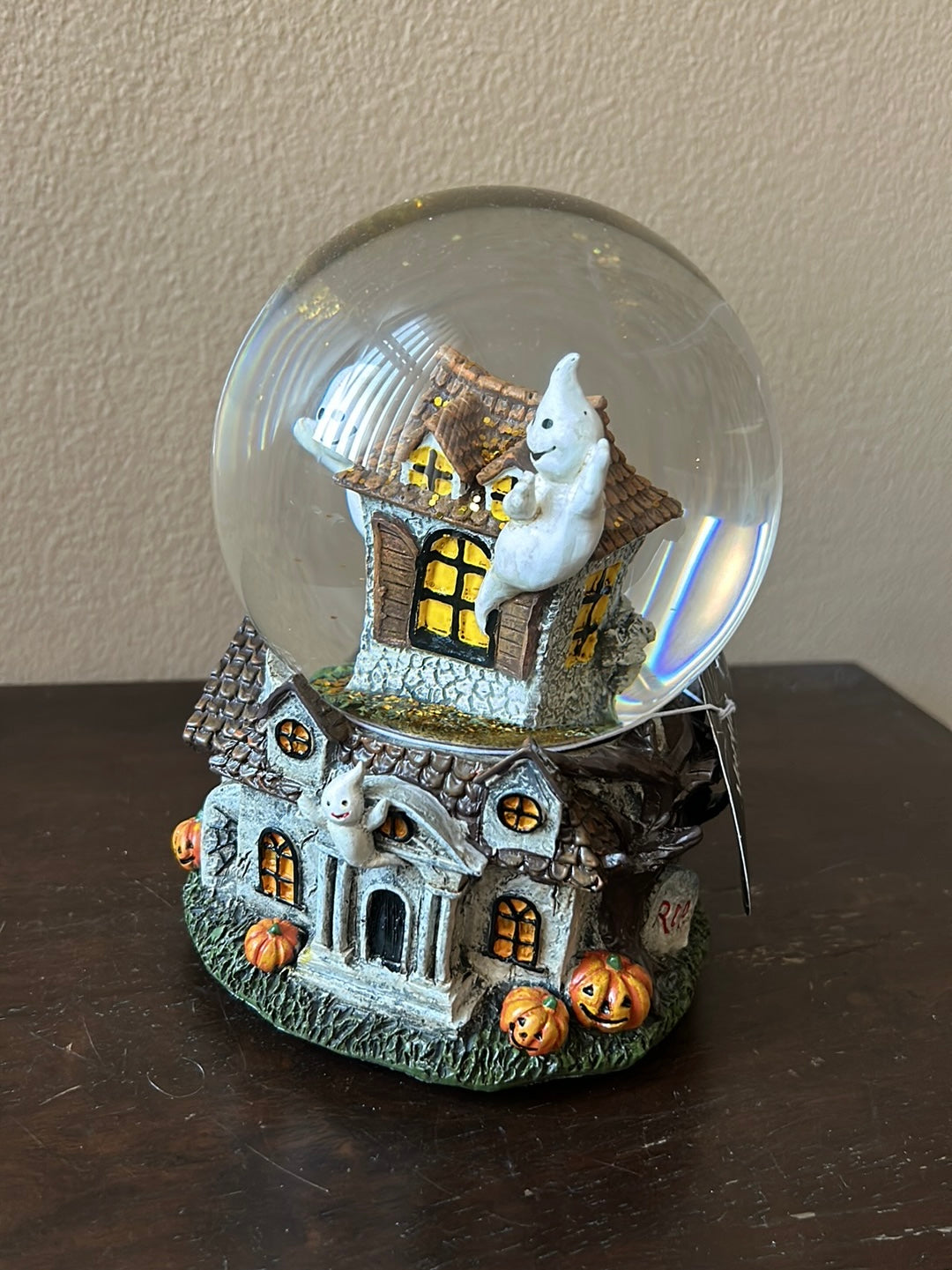 Martha Stewart Musical SnowGlobe Halloween Ghosts New Haunted House