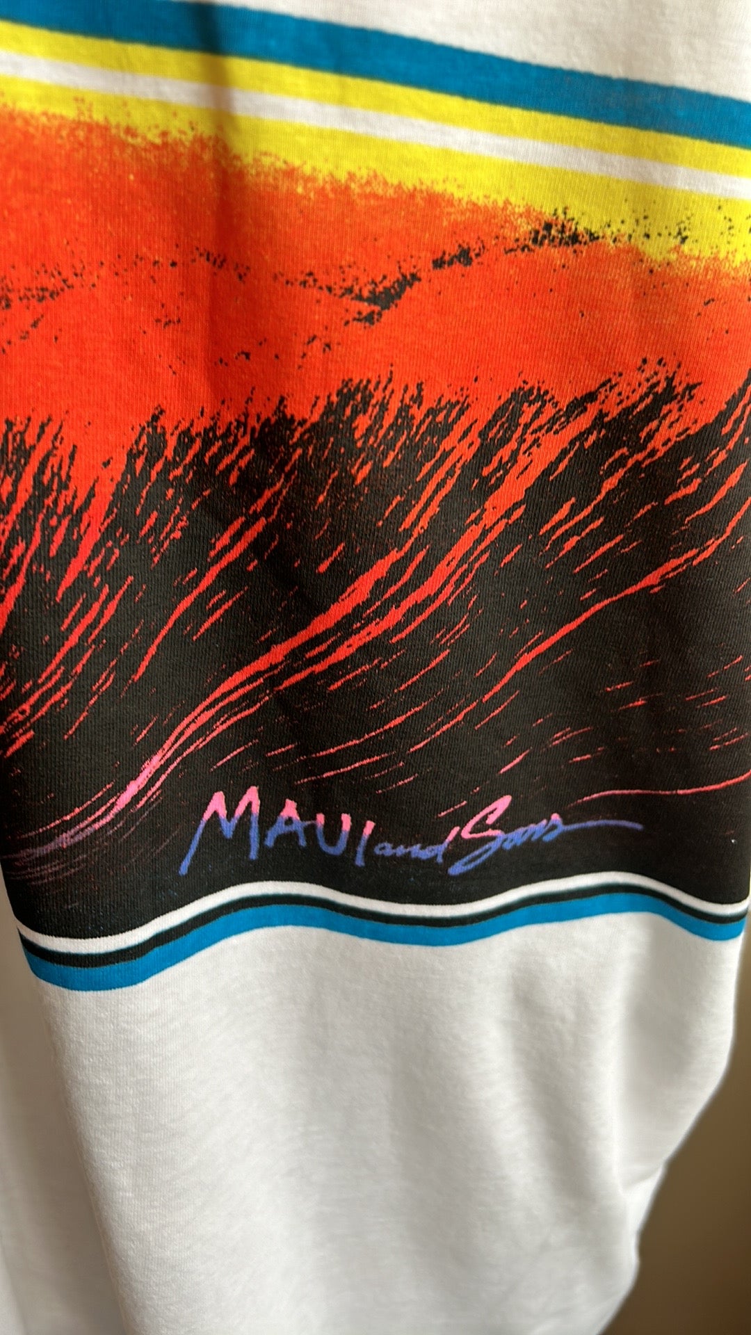 Maui And Sons Mens T Shirt Aloha Beach NWT Size XL  Surf Beach Hawaii