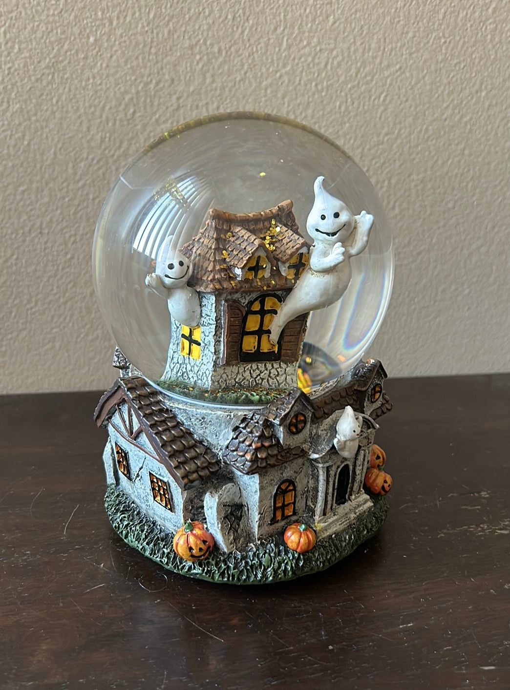 Martha Stewart Musical SnowGlobe Halloween Ghosts New Haunted House