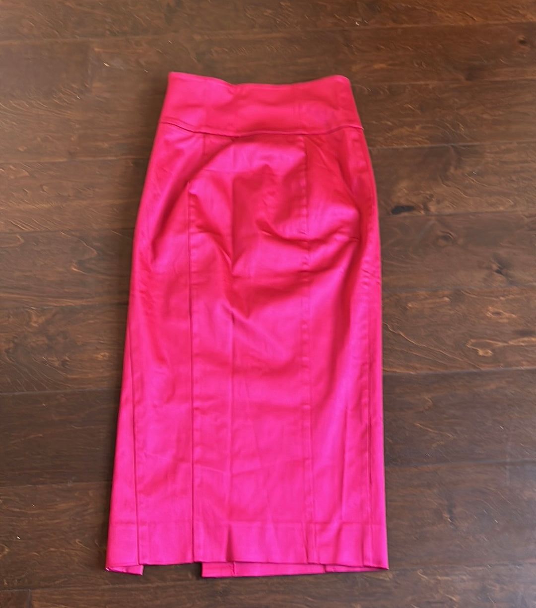 Guess By Marciano Womens  Skirt Sz 0 Red Formal Front Slit Pencil