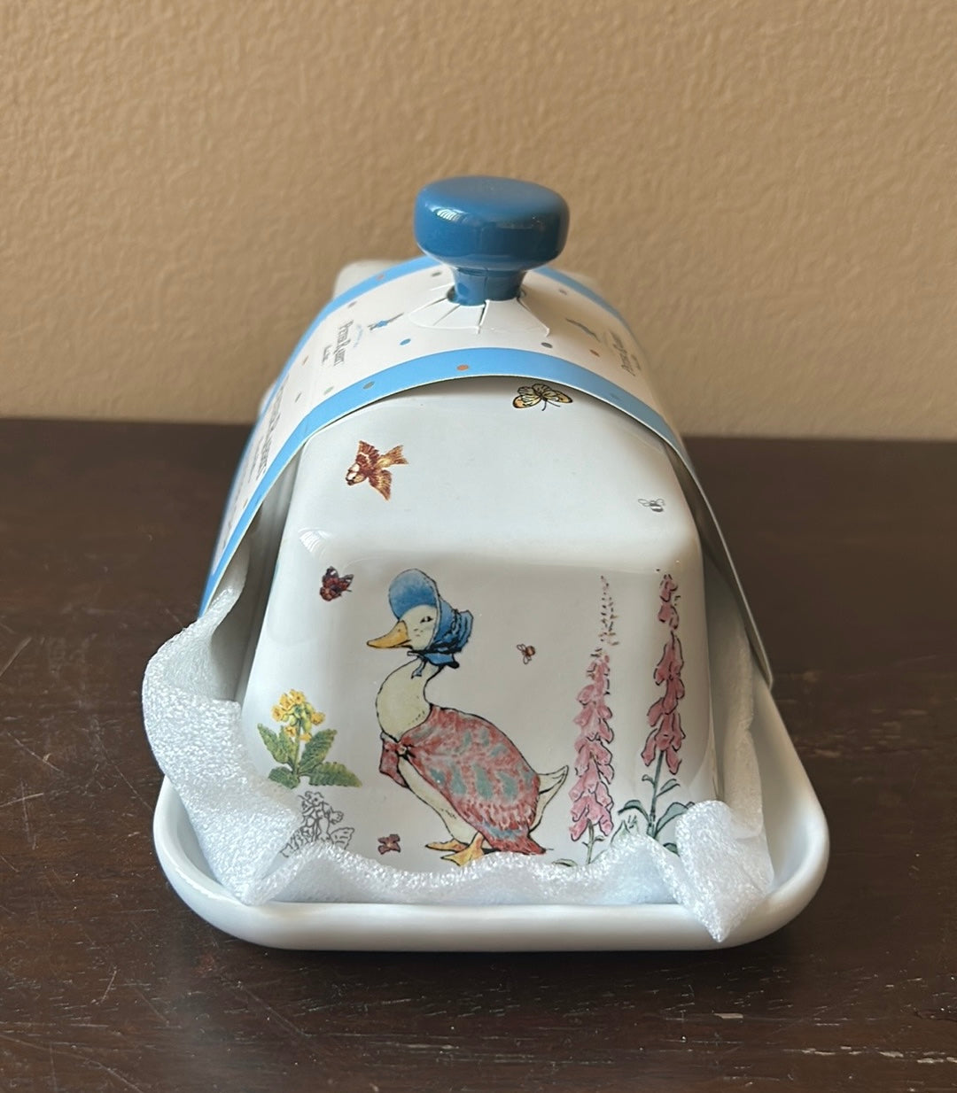 Beatrix Potter Peter Rabbit Butter Dish New