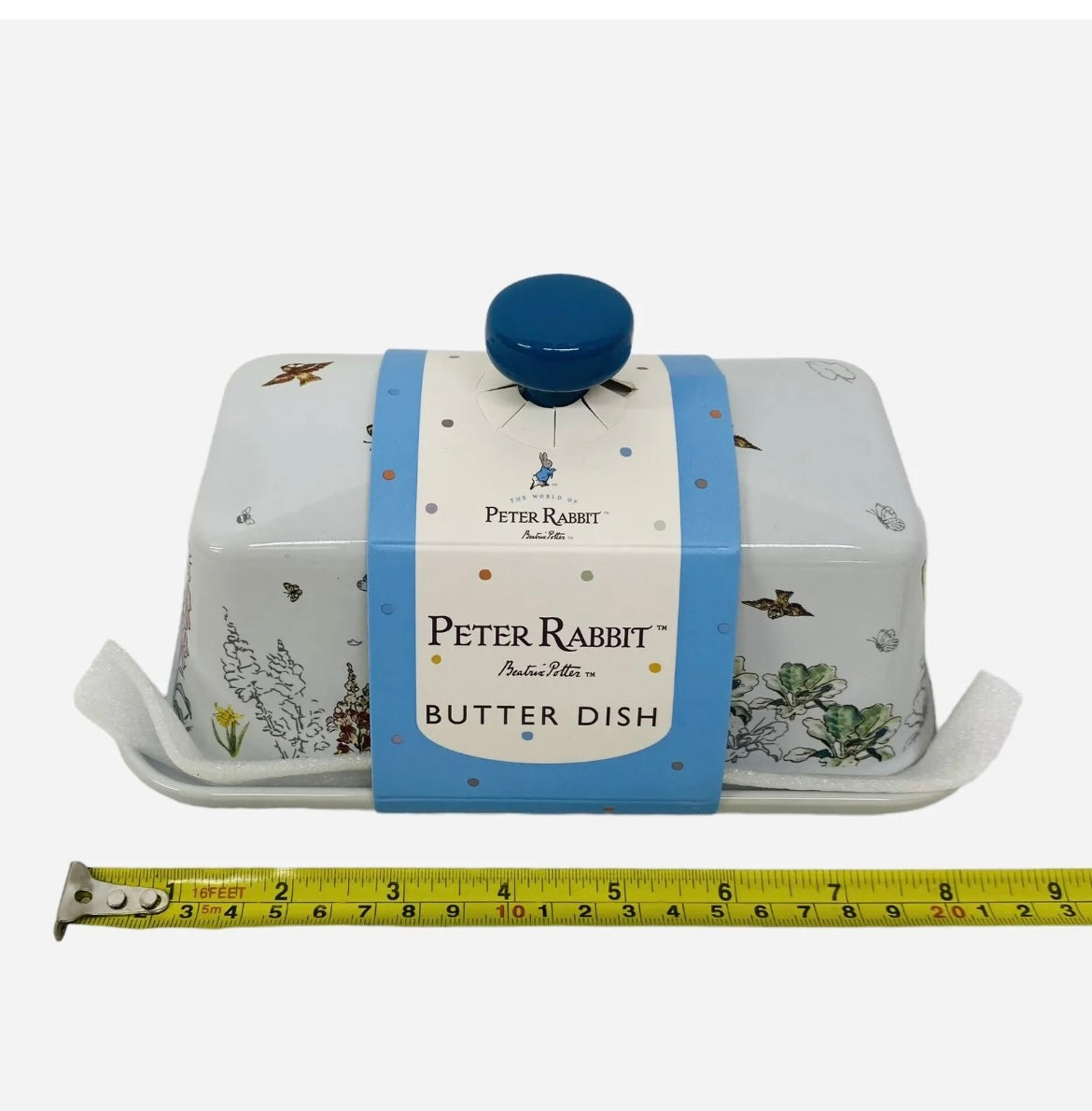 Beatrix Potter Peter Rabbit Butter Dish New