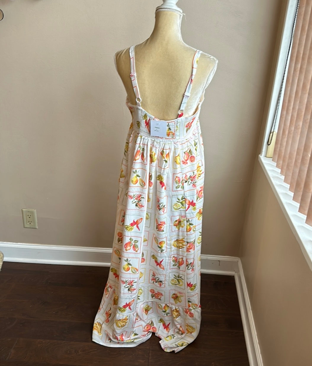 Paper Heart Womens Spring Summer  Dress Fruits Floral New