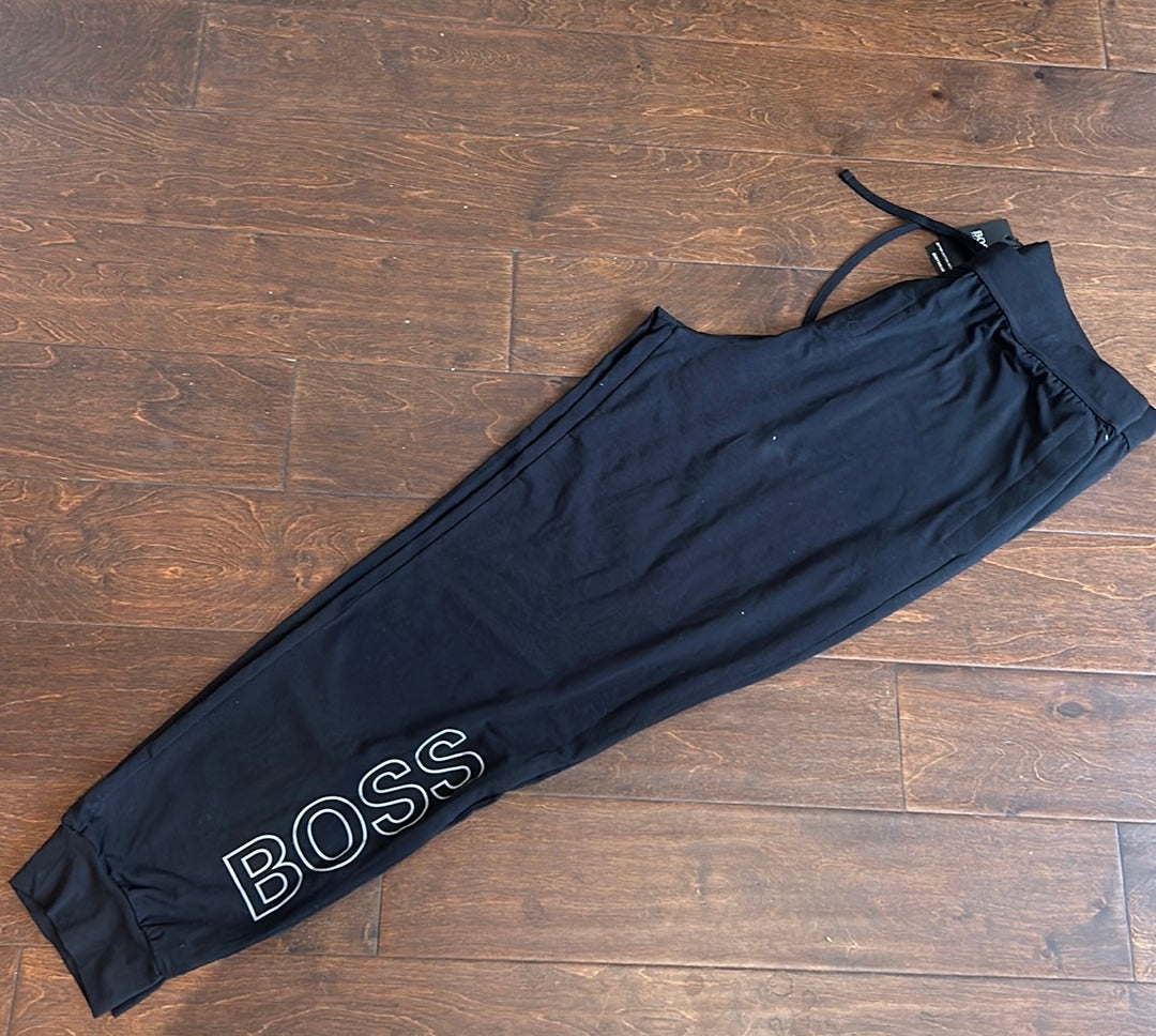 Hugo Boss Men’s Jogger Style Sleep Pants Pajama Sweatpants Sz XXL Black