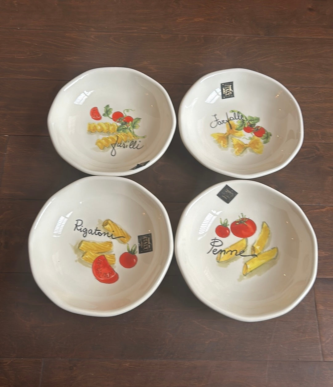 Effetti Set Of 4 Bowls New Pasta Salad Made In Italy