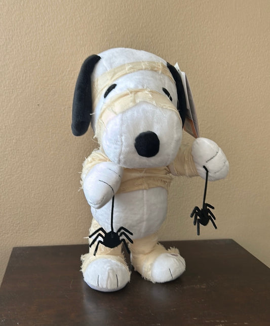 Gemmy Peanuts Mummy Snoopy Animated Plush Halloween Side Stepper